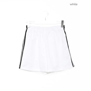 2-line elastic waist shorts