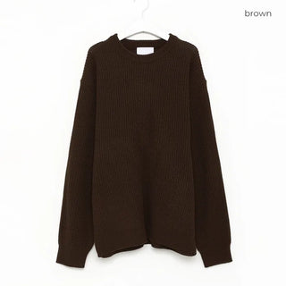 Oversized round knit