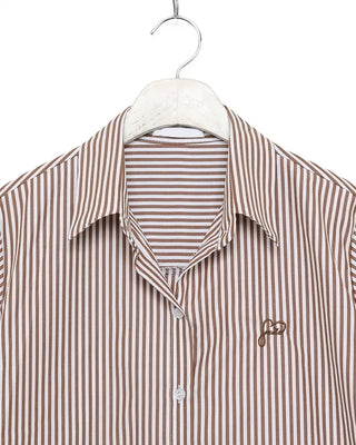Heart Point Stripe Shirt