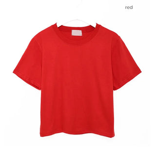 Colorful basic short-sleeved T-shirt
