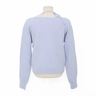 Ribbon tie knit