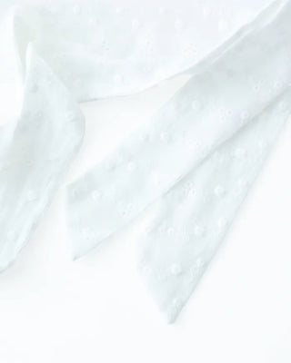 (ORIGINAL) Eyelet Tiered Ribbon Sleeveless Dress