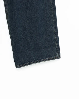 (Unisex) One-flap hip pocket wide jeans