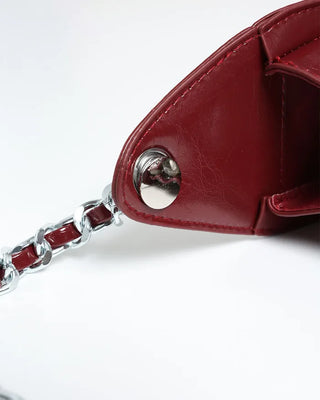 Square chain shoulder bag