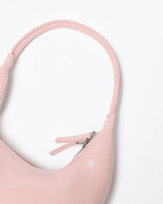 Double Zipper Mini Hobo Bag