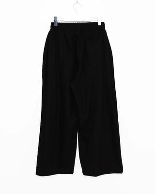 Twill balloon wide pants