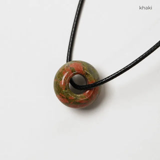 Stone Ring Point Necklace