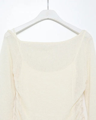 Lace sleeveless top & T-shirt set