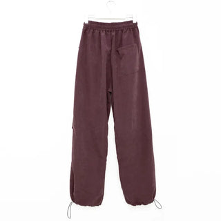 (Unisex) Knee-Pin Tuck Wide Volume Pants