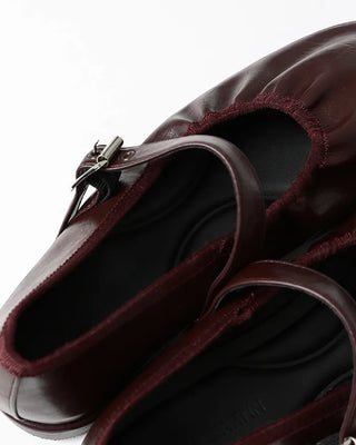 Shirred Belt Mary Jane