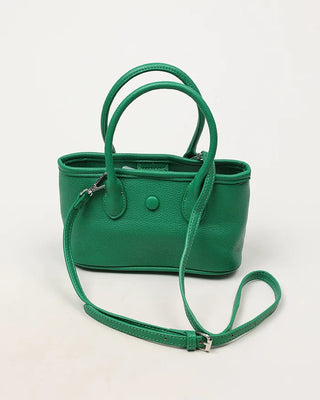 Center Button Square Tote Bag