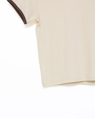 Two-tone ringer neck T-shirt