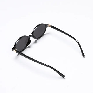 Tinted oval sunglasses