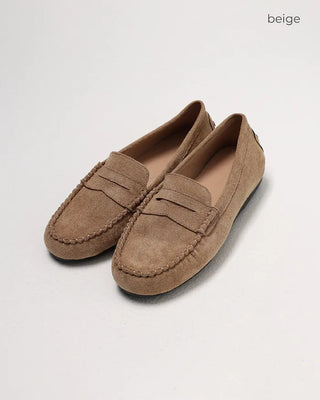Suede loafers