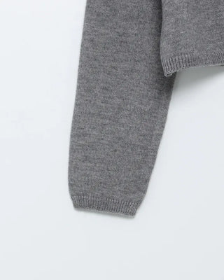 Crop Round Knit Cardigan