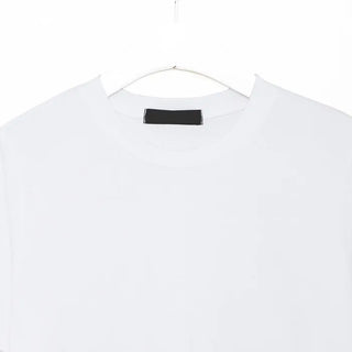 Basic semi-cropped color T-shirt