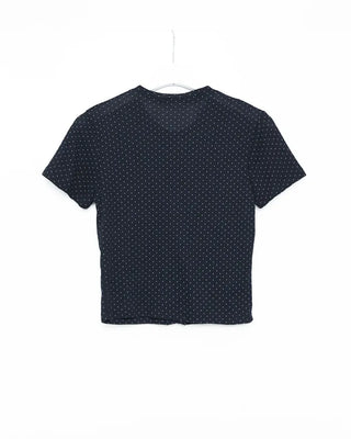 Polka Dot Short-Sleeved Cardigan