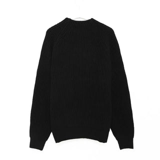 (Unisex) Button Mock Neck Raglan Knit