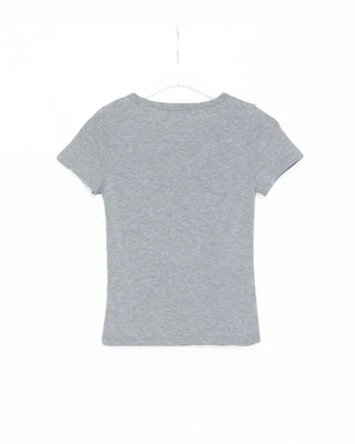 Snap Half-Open T-Shirt