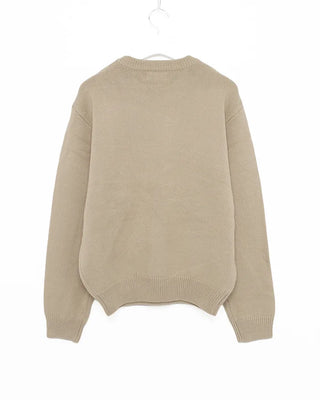 Simple round-neck knit