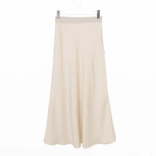 Satin Mermaid Line Long Skirt