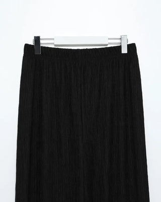 Sleeveless top with built-in cups and wide-leg pants set