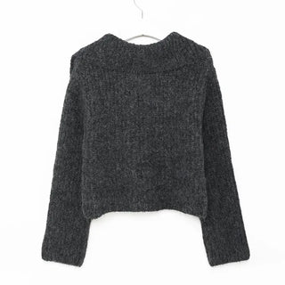 Double-zip ribbed cardigan