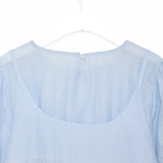 Ribbon layered blouse