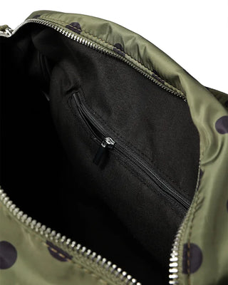 Polka Dot Nylon Shoulder Bag