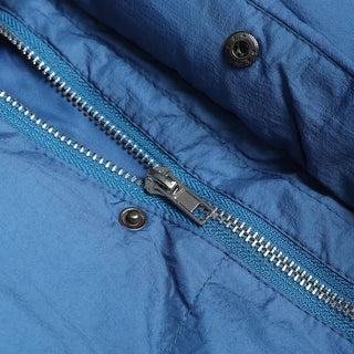 Hooded padded collar jacket