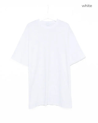 (Unisex) Simple Cotton Half-Sleeve T-Shirt