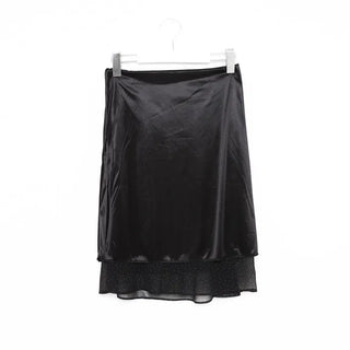 Polka dot chiffon skirt