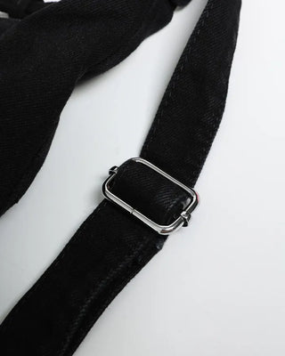 3-way multi-pocket denim bag