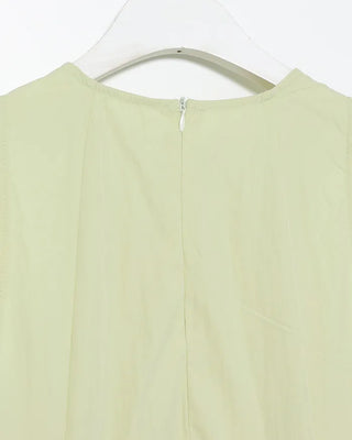 Drawstring Sleeveless Long Dress