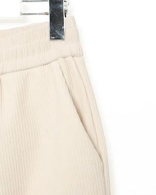 Simple elastic waist jogger pants
