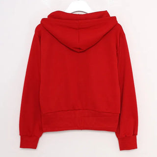 Daily Cropped Hoodie Zip-Up