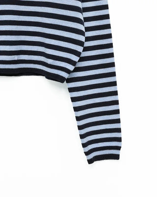 Round neck loose long-sleeve knit