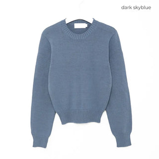 Cotton round knit