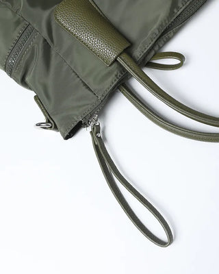 Side-string big shoulder bag