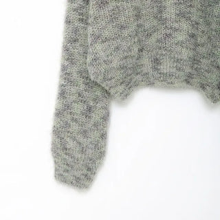 Mixed fur knit