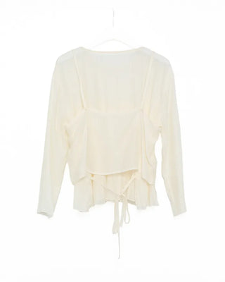 Camisole & Frill Blouse Set