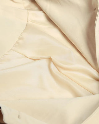 Loose-fit half trench coat