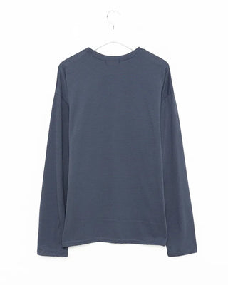 Loose-fit striped long-sleeved T-shirt