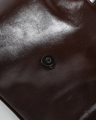 Buckle Leather Shoulder Bag