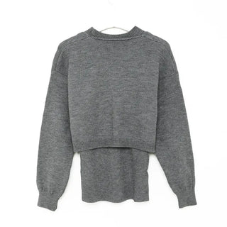 Knit sleeveless bolero set