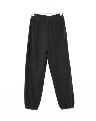 Fleece easy pants with pocket patch