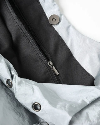 Eyelet Round Nylon Bag