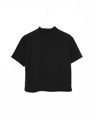 Basic half-neck T-shirt
