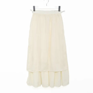 Tiered long skirt