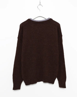 Neckline Layered Round Knit